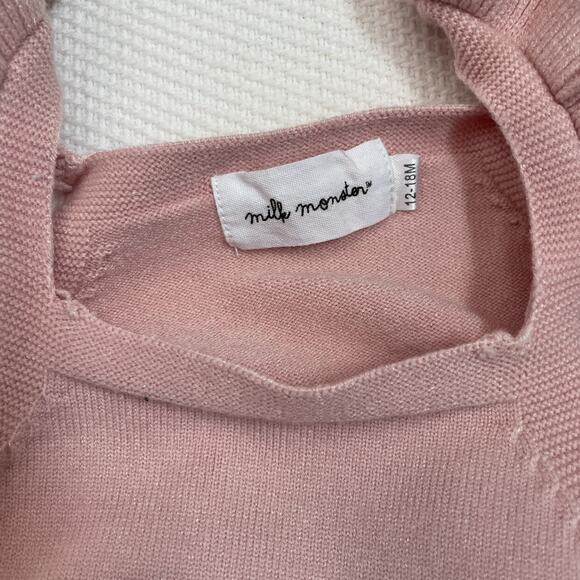 Milk Monster Knit Deer Romper - Picture 3 of 4